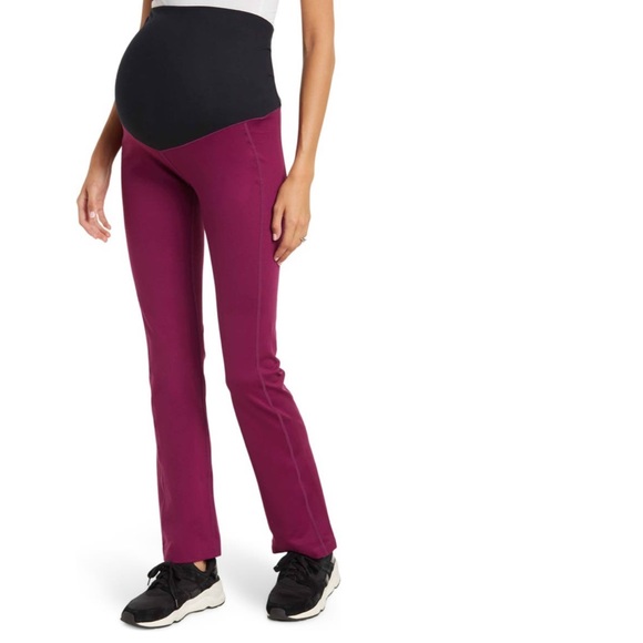 Z by Zella Daily Booty Flare Maternity Leggings In Purple Caspia Color- Reemoly - Picture 1 of 16